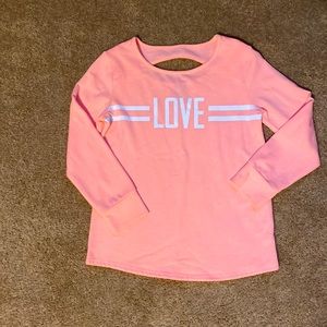 Girls Pink sweater